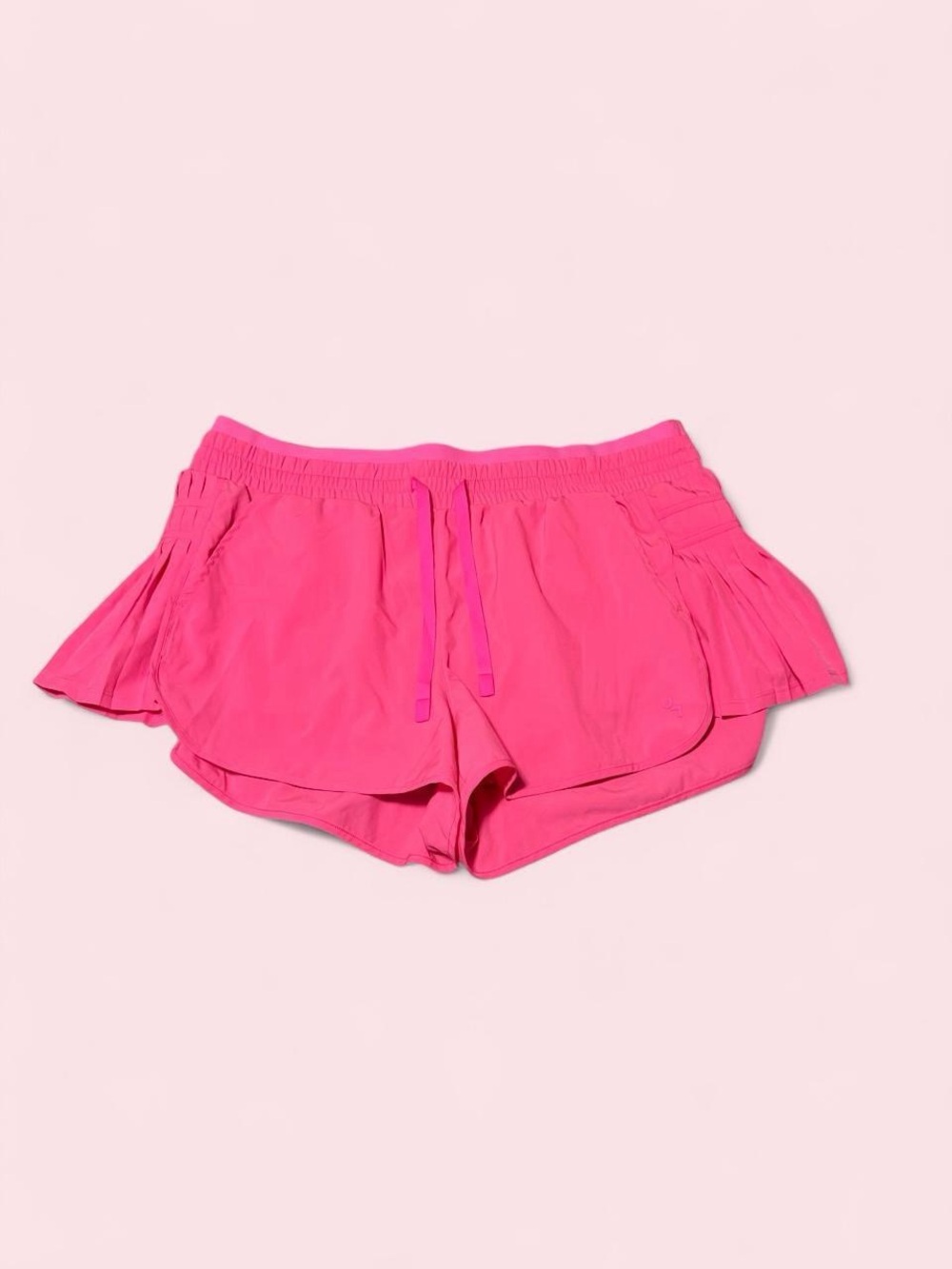 JoyLab Bright Pink Ruffle Athletic Shorts